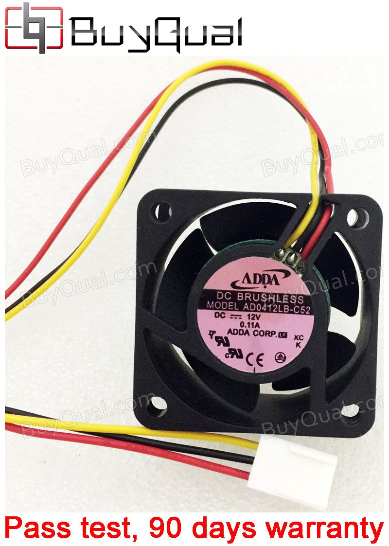 ADDA AD0412LB-C52 12V 0.11A 3wires Cooling Fan ADDA AD0412LB-C52 12V 0.11A 3wires Cooling Fan